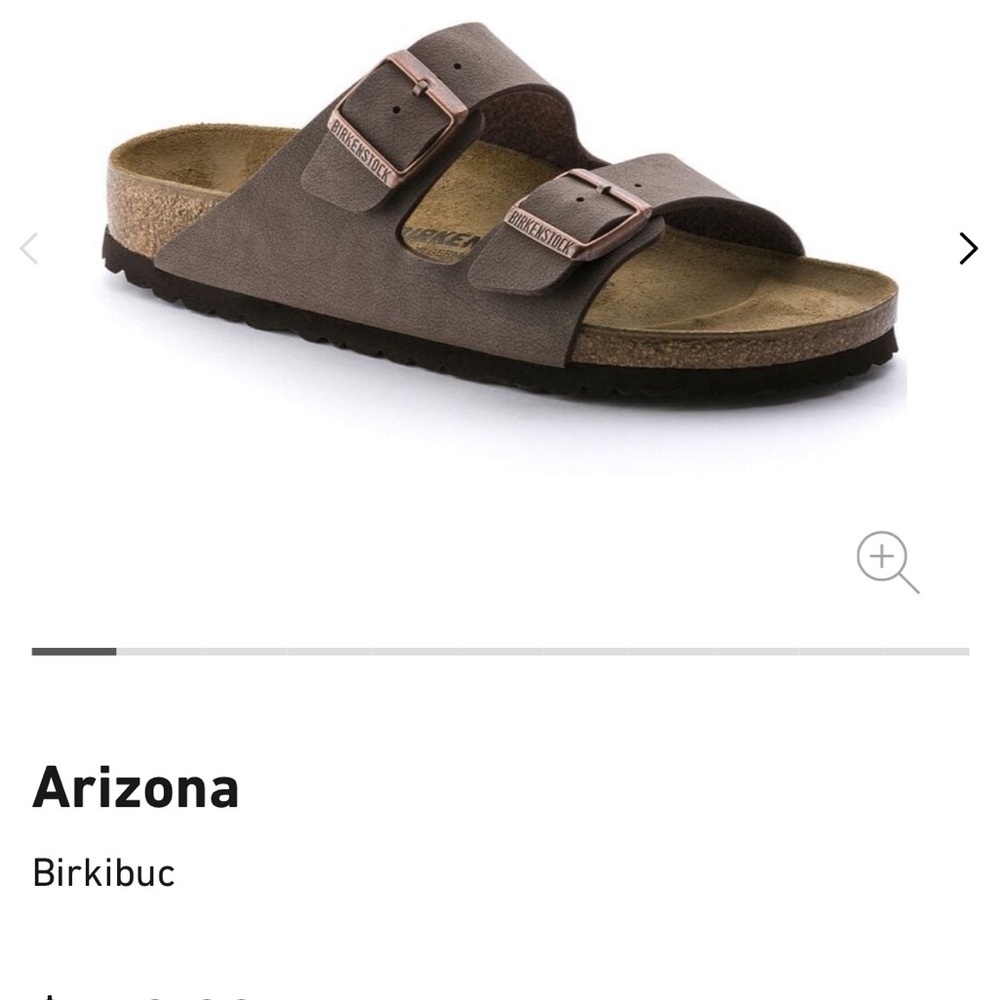 Birkenstock Arizona Birkibuc Sandals - Mocha